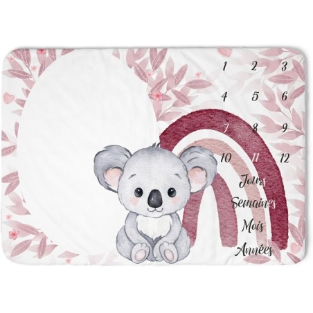 Tapis étape Koala Rose