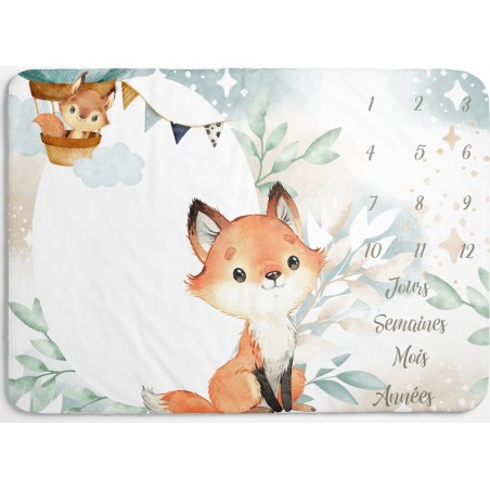 Tapis étape Lovely Fox celadon