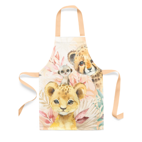 Panneau Tablier Enfant Tropic Terracotta