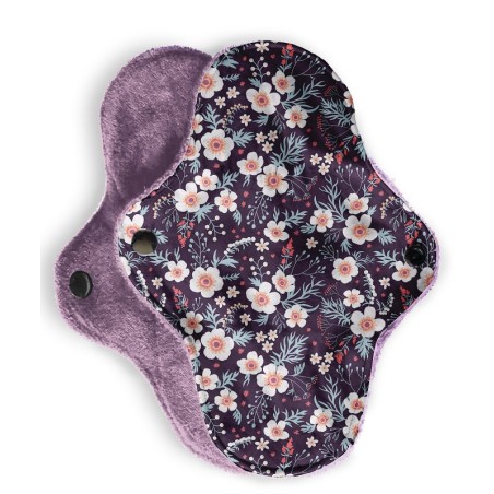 Coupon Fleurs Violette pour la Création de Serviettes Hygiéniques Lavables de Qualité Oeko-Tex