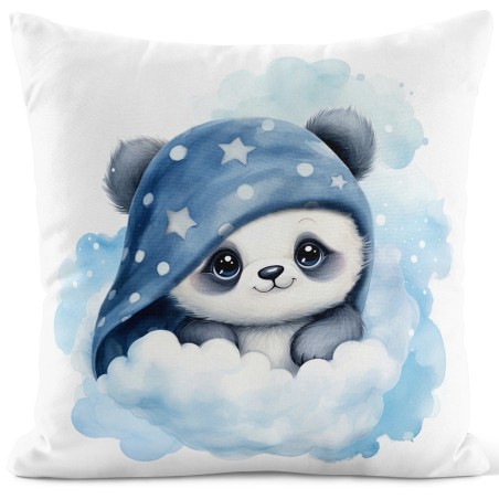 Coupon 50x50 Coussin Panda dans les nuages