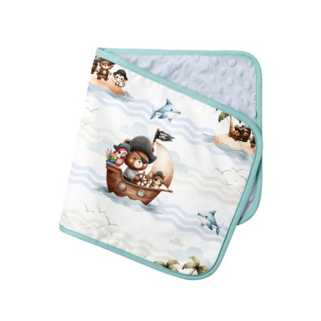 Tissu coton imprimé pour enfants Petit Pirate - Certifié Oeko-Tex®