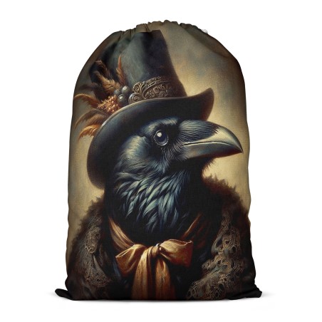 Panneau Pochon Halloween Maitre Corbeau