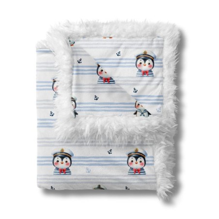 Tissu coton imprimé pour enfants Petit Matelot - Certifié Oeko-Tex®