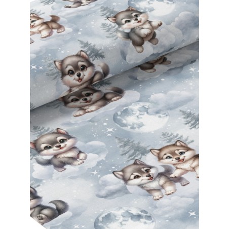 Tissu coton Baby Wolf - Certifié Oeko-Tex®