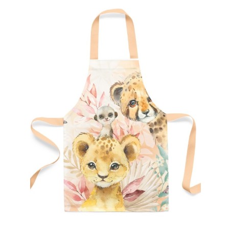 Panneau Tablier Enfant Tropic Terracotta