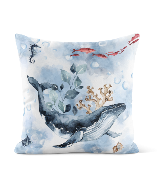 Coupon 50x50 Coussin Baleine