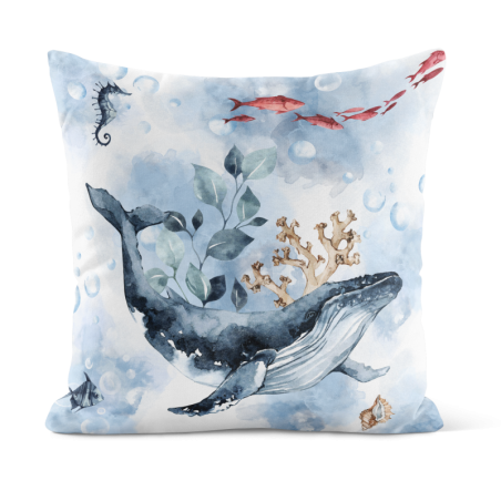 Coupon 50x50 Coussin Baleine