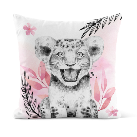 Coupon 50x50 Coussin Savane Rose